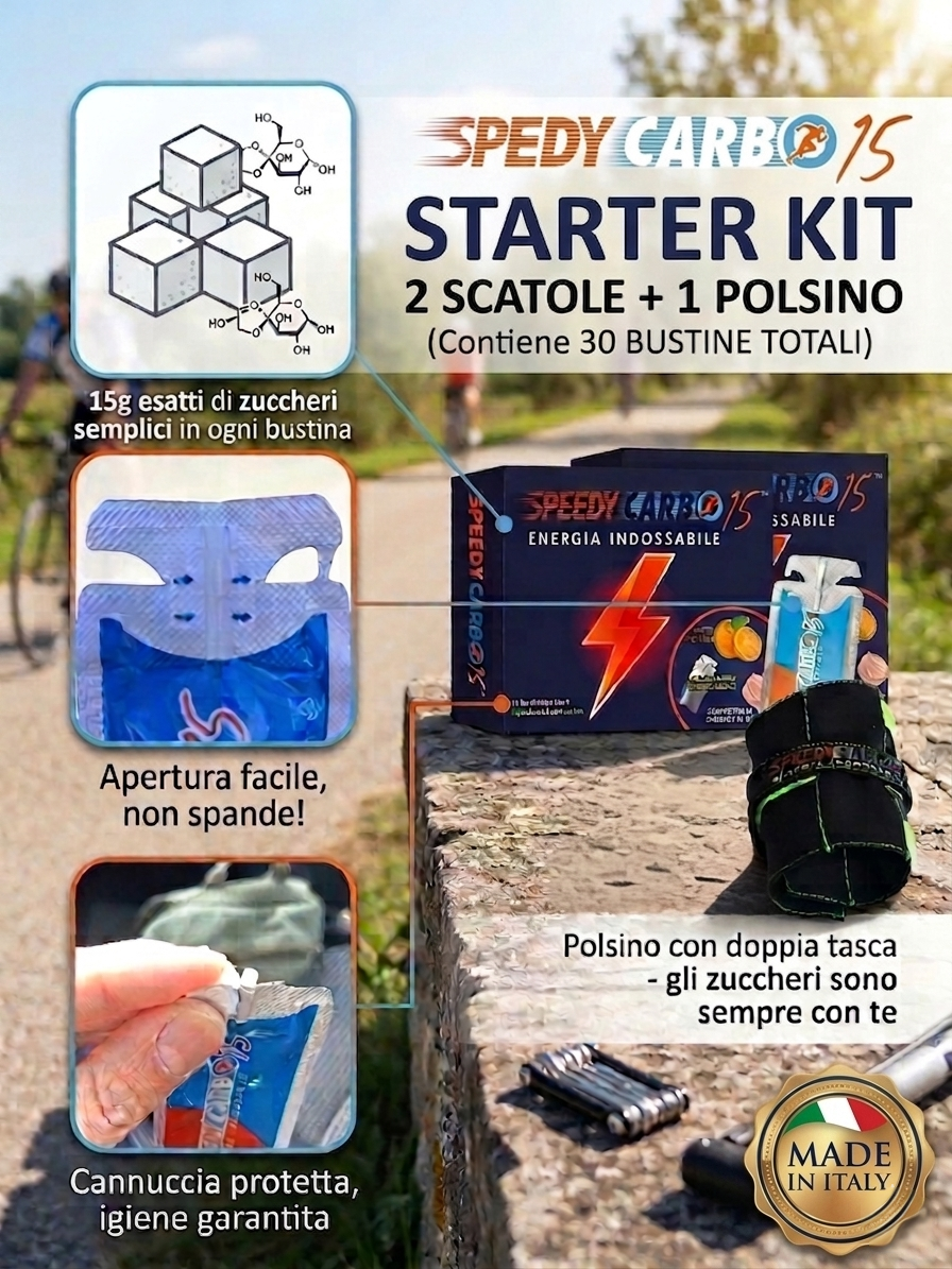 STARTER KIT: POLSINO + 2 CONFEZIONI SPEEDYCARBO15