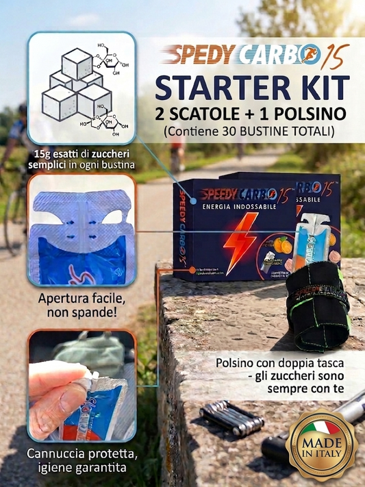 STARTER KIT: POLSINO + 2 CONFEZIONI SPEEDYCARBO15